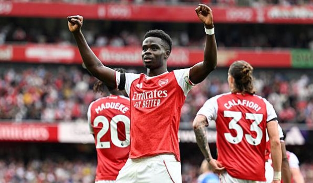 Bukayo Saka là ngôi sao hàng đầu tại Arsenal.