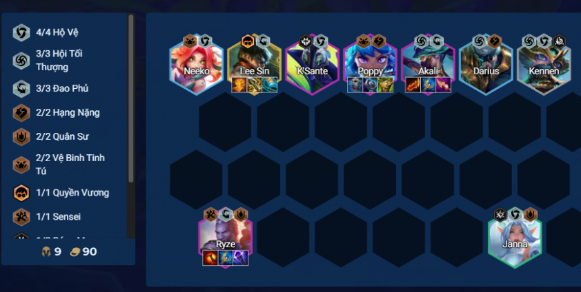 Đội hình Akali Carry trong Đấu Trường Chân Lý Mùa 15