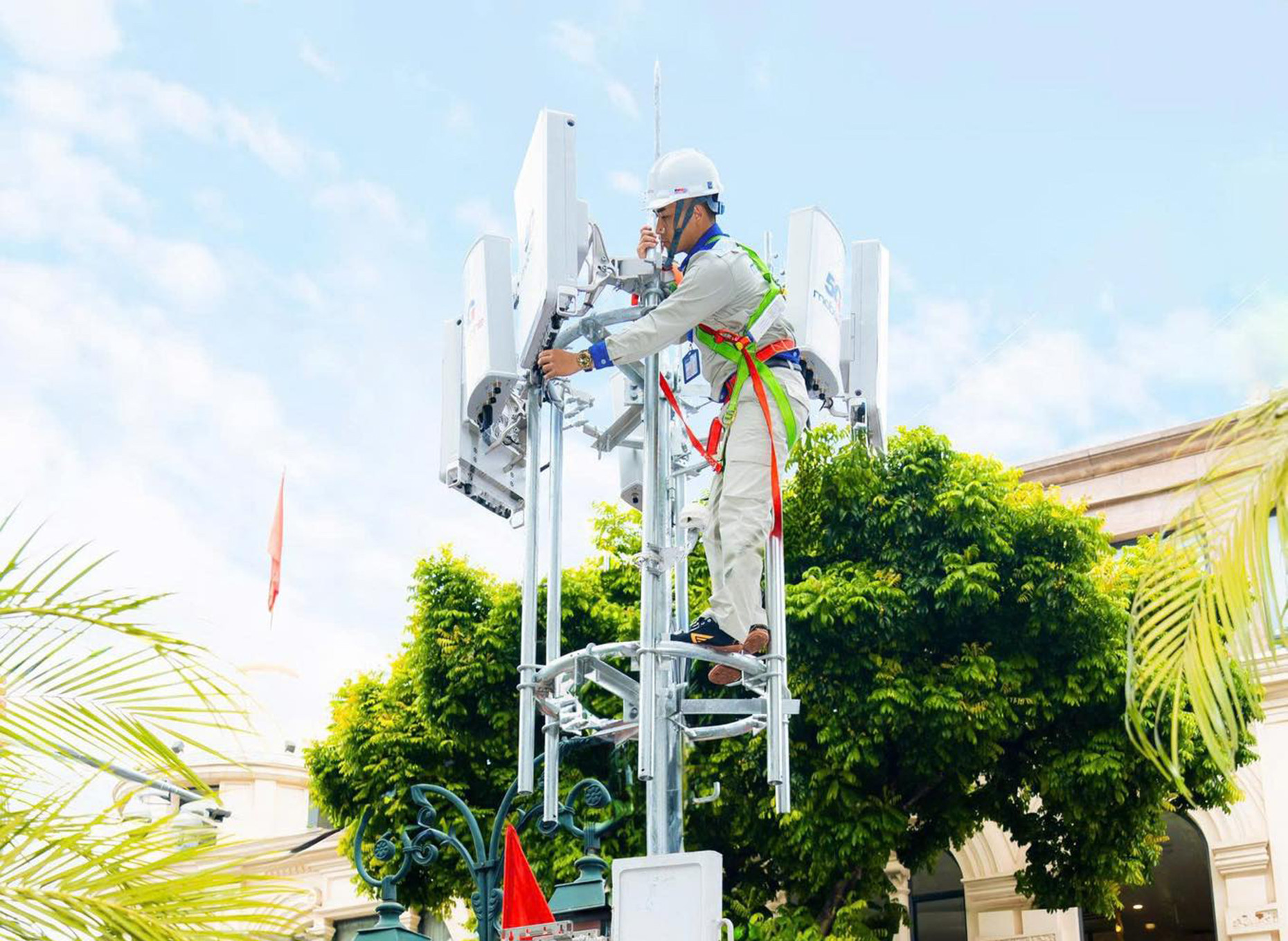 Hạ tầng mạng 5G tăng cường chống bão