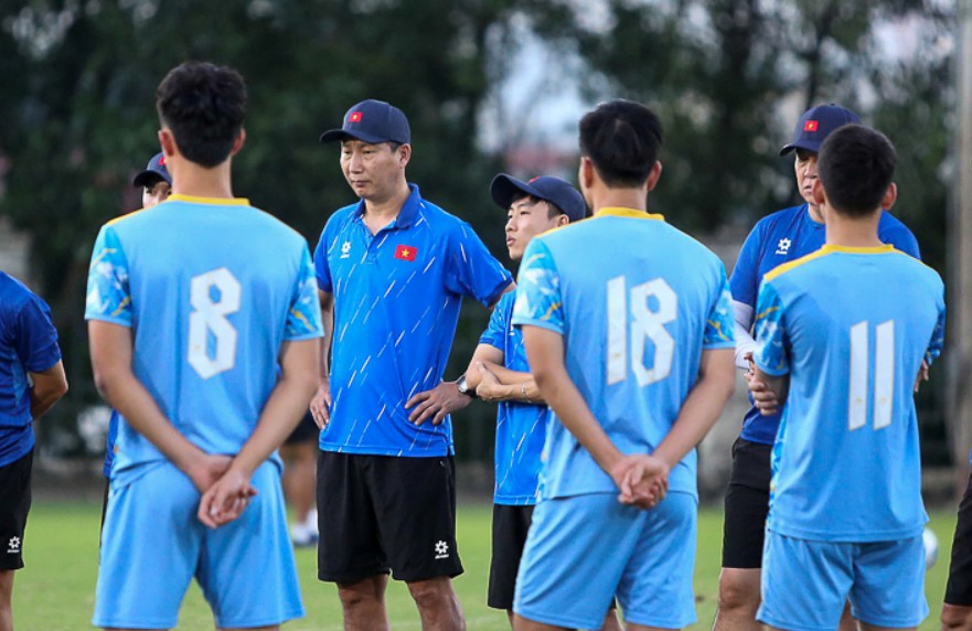 Hình ảnh U23 Việt Nam thi đấu