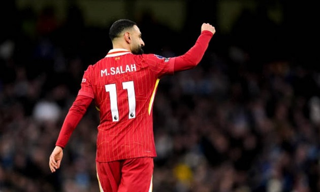 Salah trong trận đấu với Everton