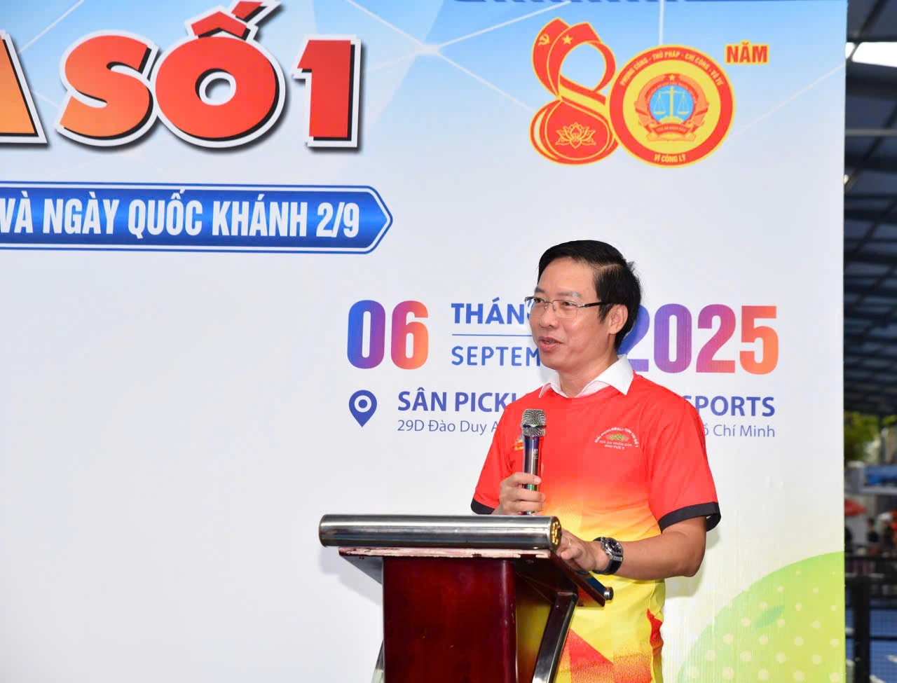 Sôi nổi giải pickleball TAND TP.HCM mở rộng 2025 - Ảnh 4.