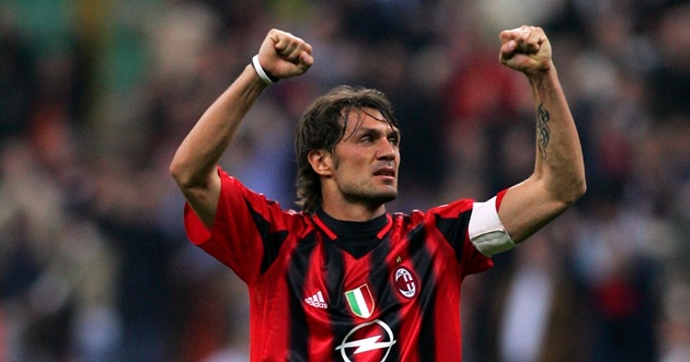 Paolo Maldini - đội trưởng mẫu mực của AC Milan