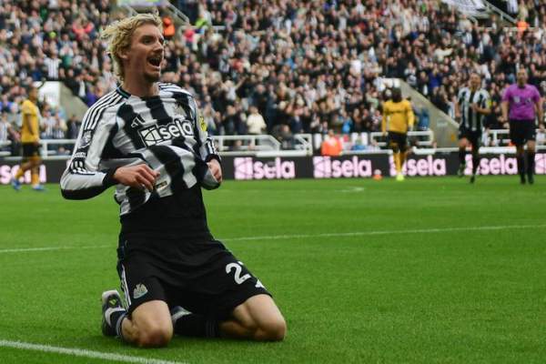 Tân binh Woltemade trong màu áo Newcastle tại Champions League