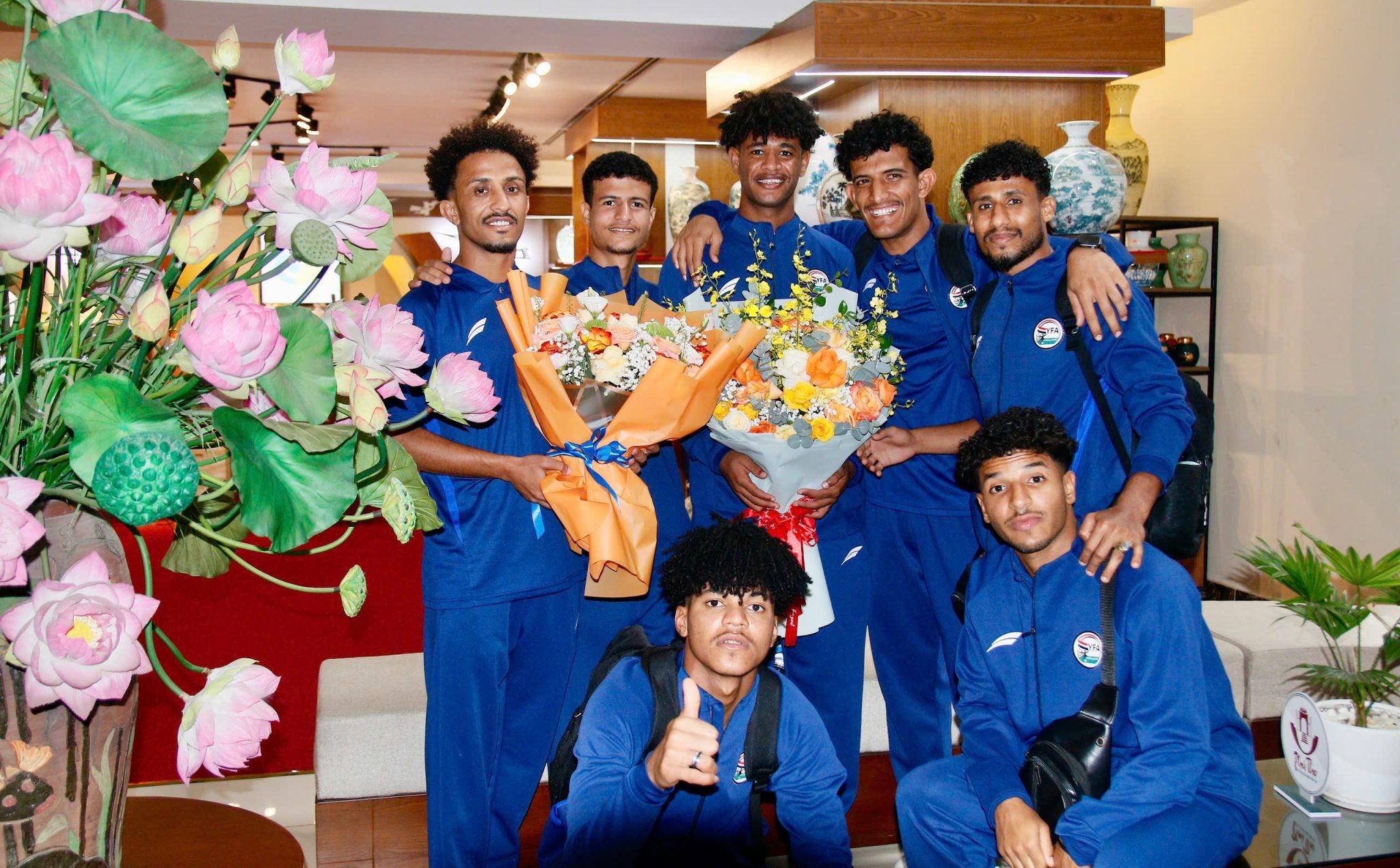 U23 Yemen tập luyện tại Phú Thọ