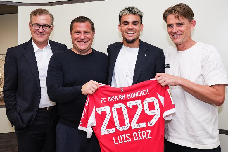 Luis Diaz chính thức gia nhập Bayern Munich, ký hợp đồng đến năm 2029