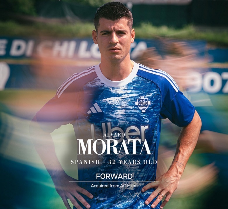 Morata trở lại Serie A để khoác áo Como