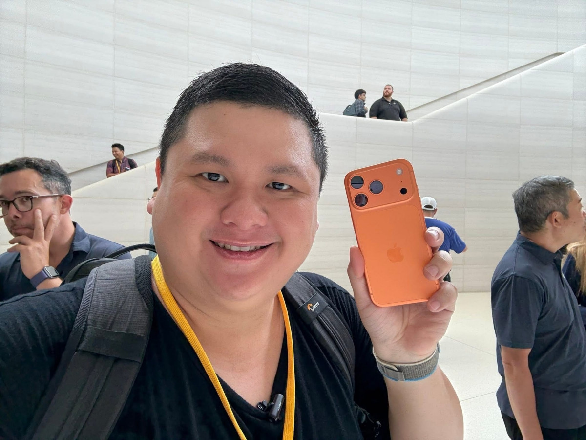 Anh Nguyễn Ngọc Duy Luân tại sự kiện Apple