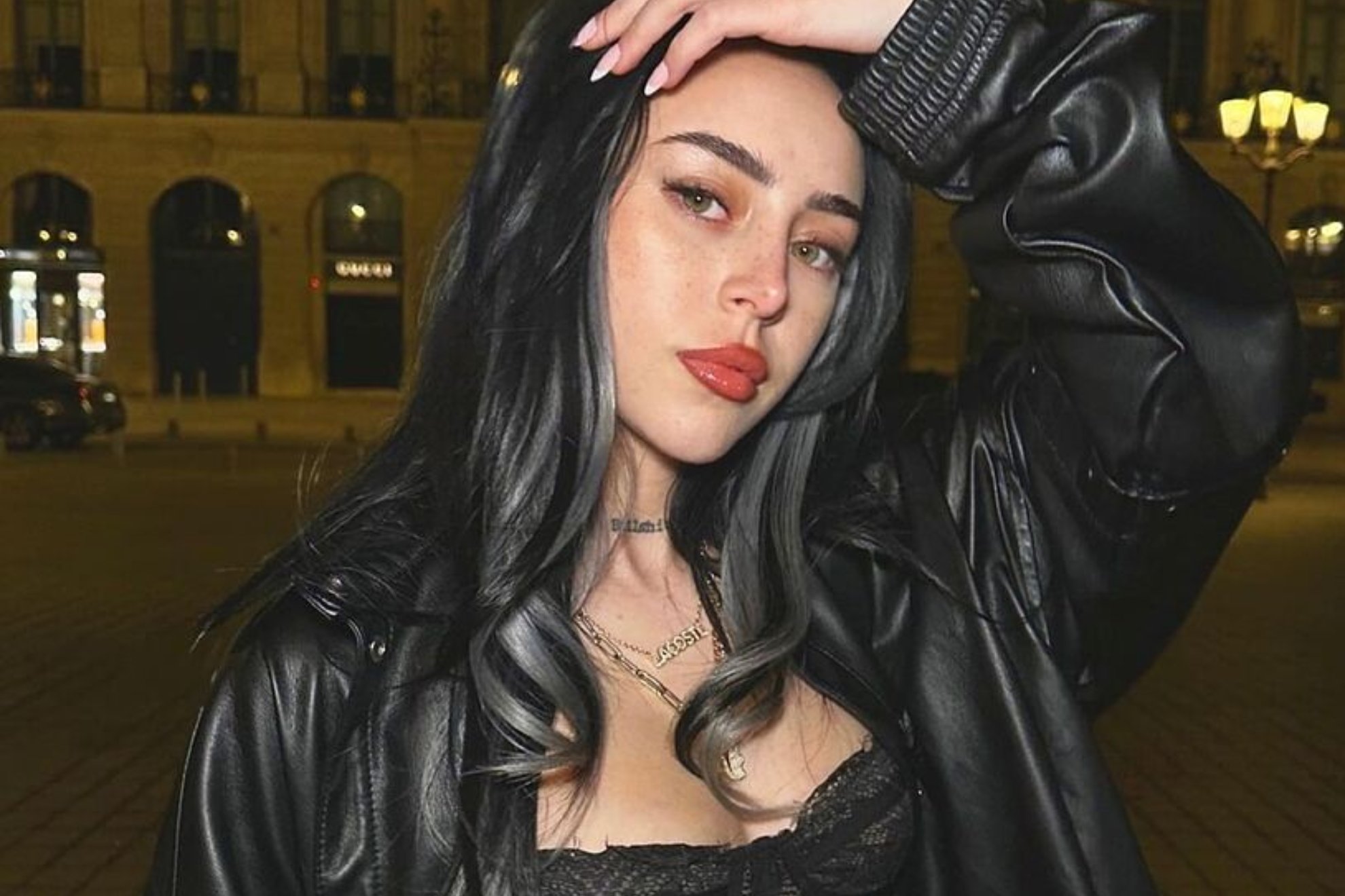 Ảnh Nicki Nicole và Franco Mastantuono