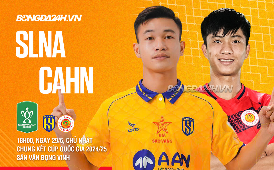 SLNA vs CAHN Chung kết Cúp Quốc gia