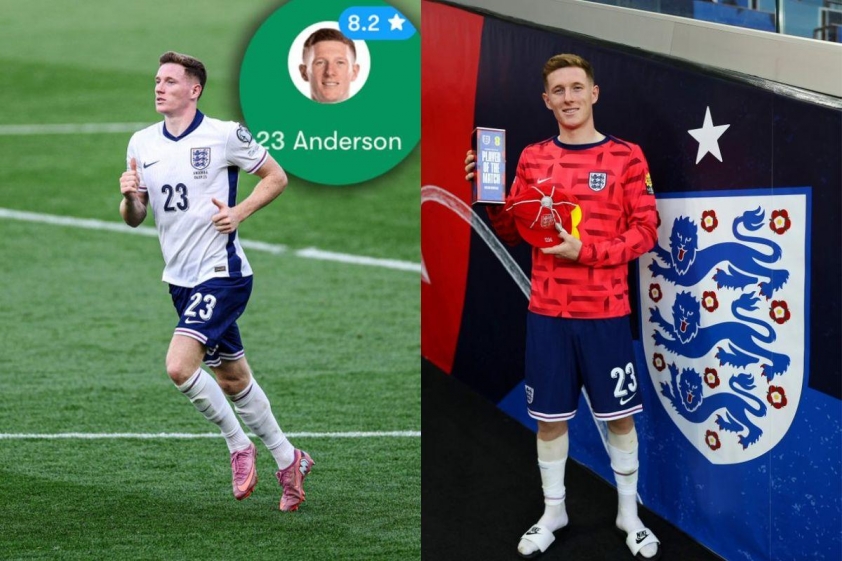 Anderson xuất sắc nhất trận