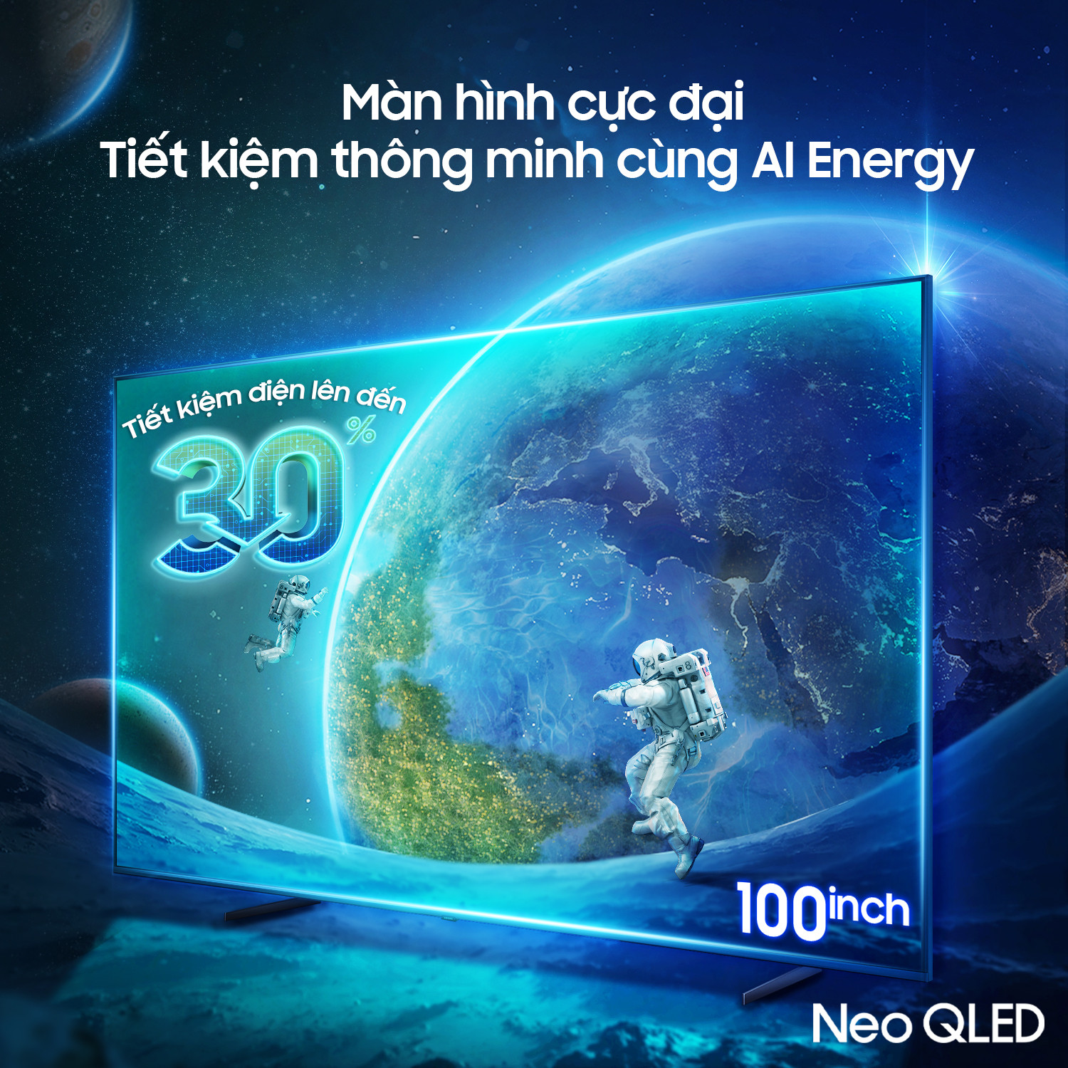 2 Samsung AI TV.jpg Tiết kiệm điện tối đa, nâng chuẩn sống xanh mỗi ngày cùng thiết bị nghe nhìn của Samsung