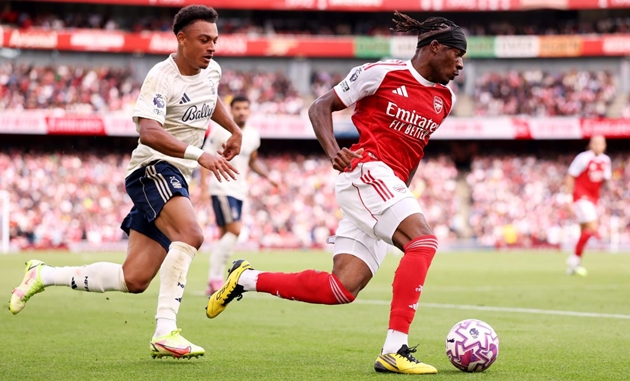 Noni Madueke gây ấn tượng trong trận đấu với Nottingham Forest.