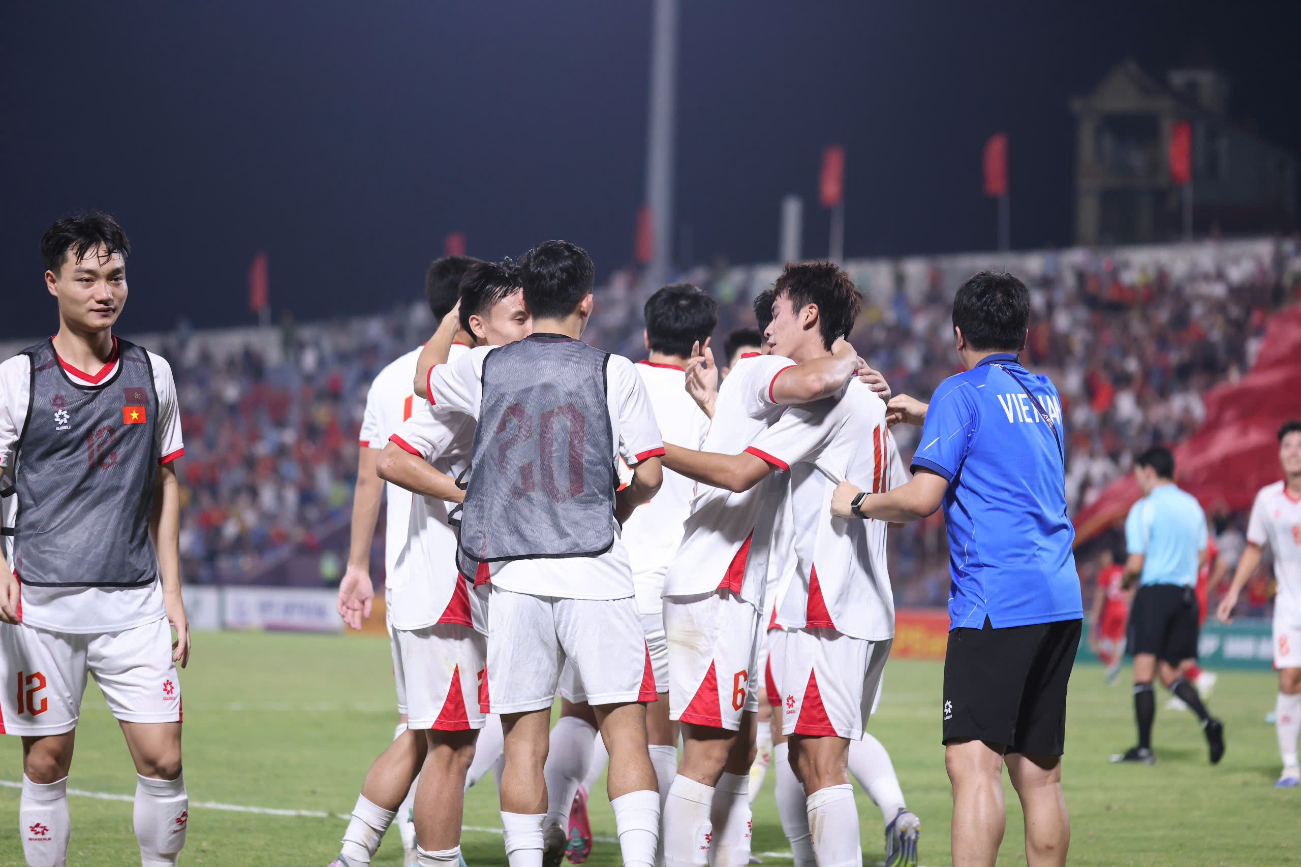 Đội tuyển U23 Việt Nam thể hiện bản lĩnh