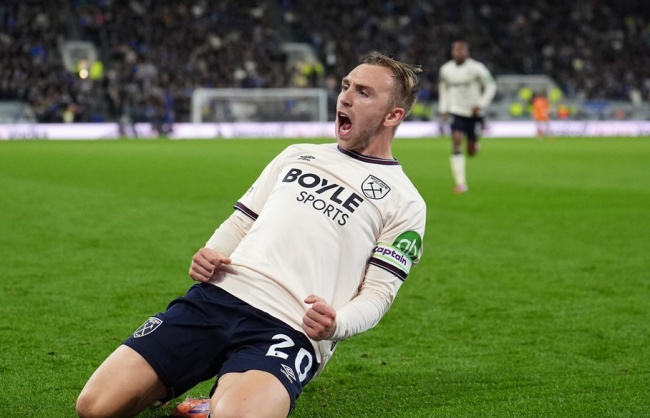 Bowen lập công cho West Ham.