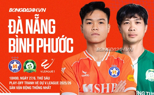 Trận đấu Đà Nẵng vs Bình Phước