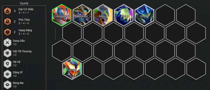 Đầu game đội hình Ryze Tất Tay Bậc Đồng