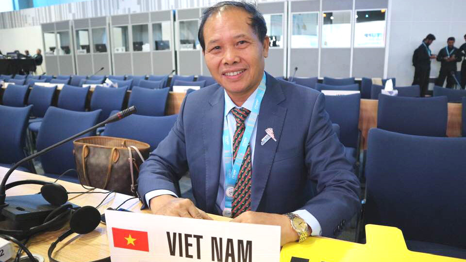 Phó Chủ tịch Hội Vô tuyến điện tử Đoàn Quang Hoan
