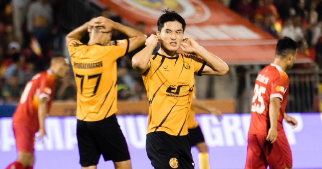 Cầu thủ CLB Thanh Hóa trên sân