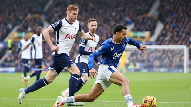 Tottenham nhiều khả năng có trận đấu khó khăn trên sân nhà Everton Tottenham nhiều khả năng có trận đấu khó khăn trên sân nhà Everton