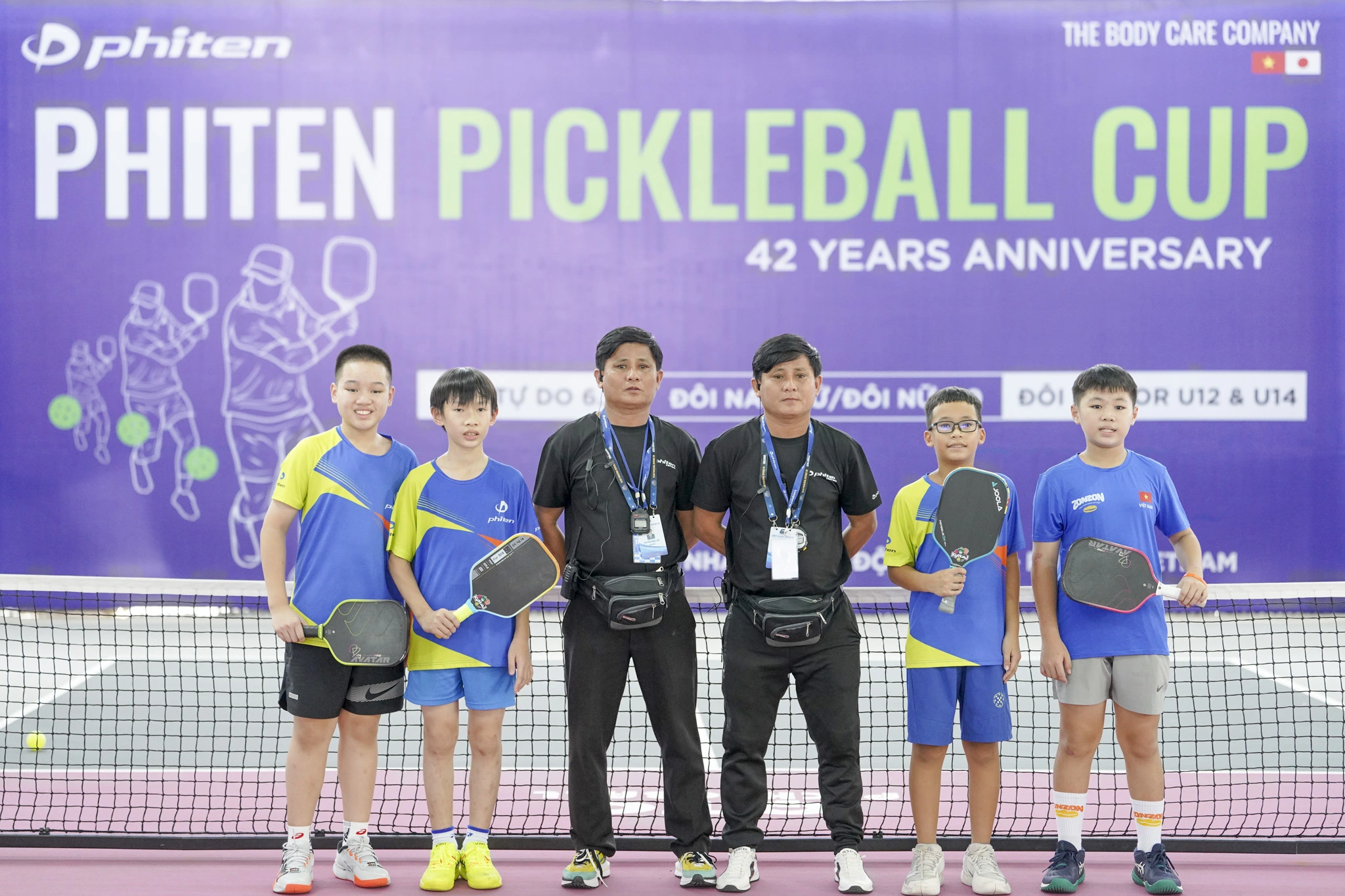 Giải pickleball Phiten Cup 2025 là sân chơi ý nghĩa cho các VĐV nhí