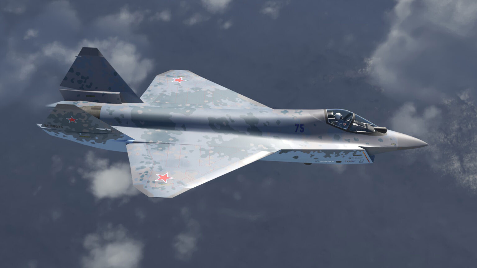 Tiêm kích Su-75 Checkmate phối hợp với Su-57