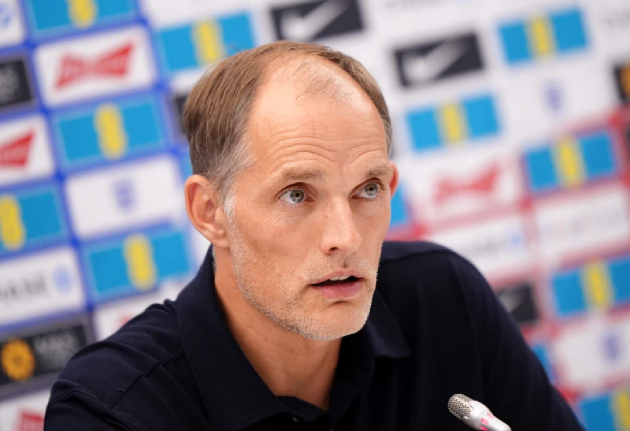 HLV Thomas Tuchel cùng tuyển Anh