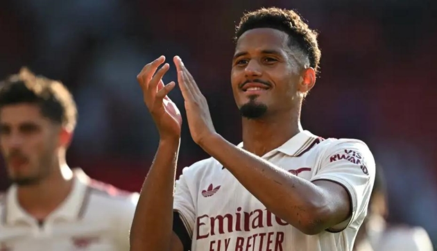 Saliba là trụ cột hàng thủ Arsenal. Saliba là trụ cột hàng thủ Arsenal.
