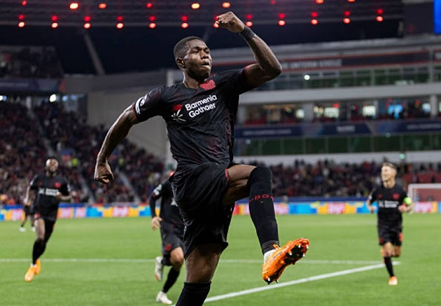 Kofane là ngòi nổ quan trọng của Leverkusen.