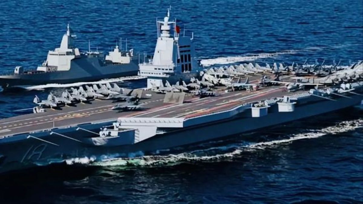 Tàu sân bay Hạt Nhân Trung Quốc Type 004 tại xưởng