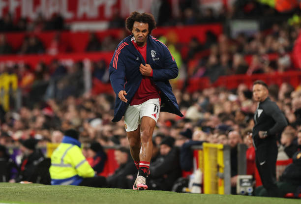 Tiền đạo Joshua Zirkzee trong màu áo Man Utd