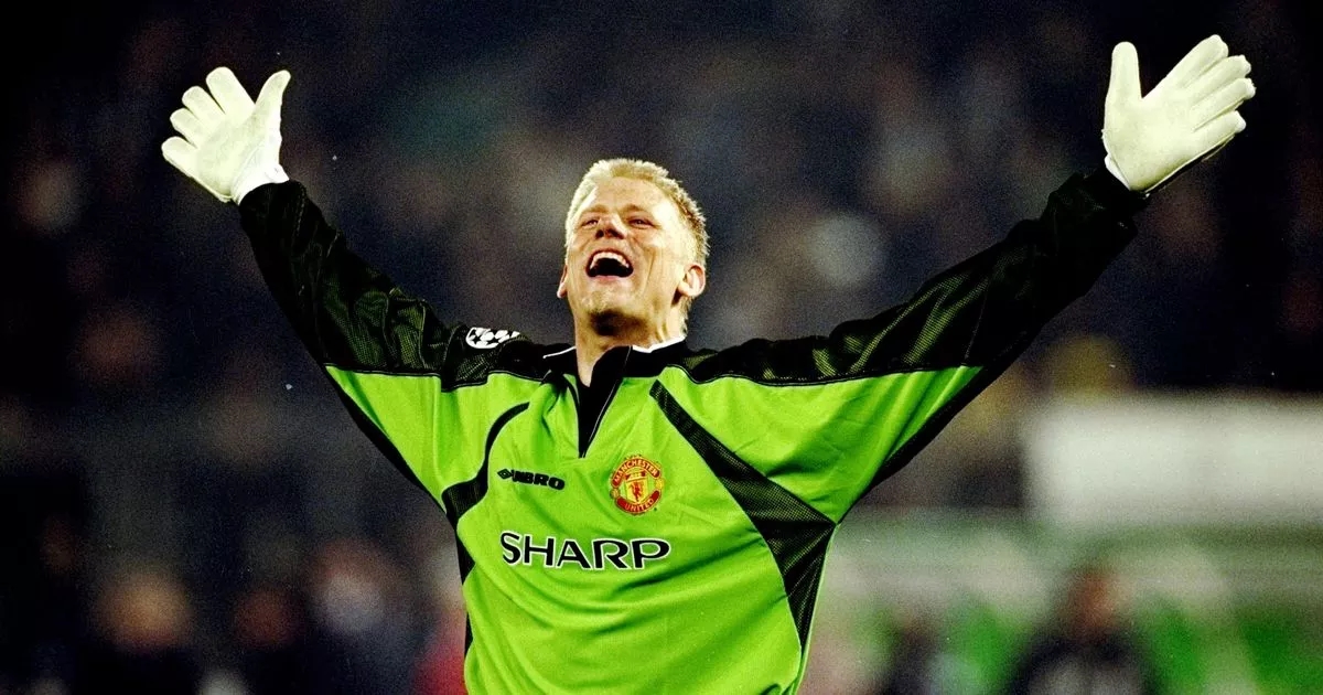 Peter Schmeichel trong màu áo Man Utd