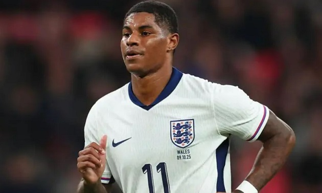 Marcus Rashford trên sân đấu