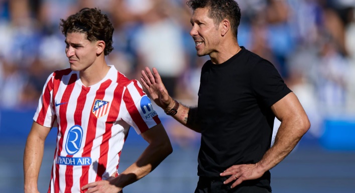 Julian Alvarez sẽ là niềm hy vọng lớn nhất trên hàng công Atletico. Julian Alvarez ngôi sao Atletico