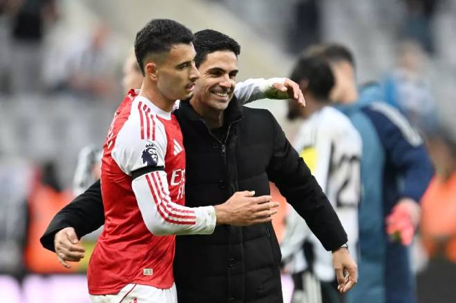 Martinelli ca ngợi HLV Arteta 0_GettyImages-2237905120