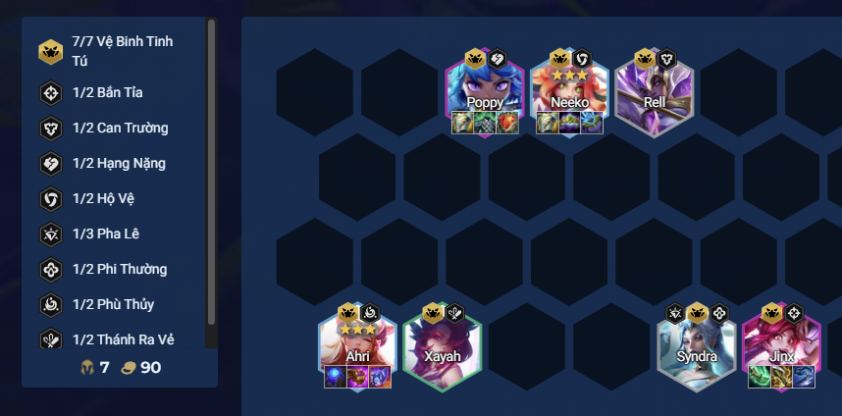 Cách chơi giữa game đội hình Ahri Reroll