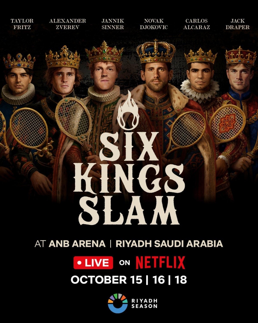 Xem trực tiếp tennis Six Kings Slam 2025 ở đâu?