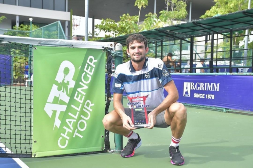 Valentin Vacherot cùng chức vô địch Challenger đầu tiên trong sự nghiệp sau chiến thắng trước Lý Hoàng Nam cách đây 3 năm