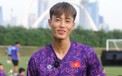 Tiền vệ Nguyễn Văn Trường tự tin cùng đồng đội chinh phục HCV SEA Games 33 Nguyễn Văn Trường tự tin trước giải đấu