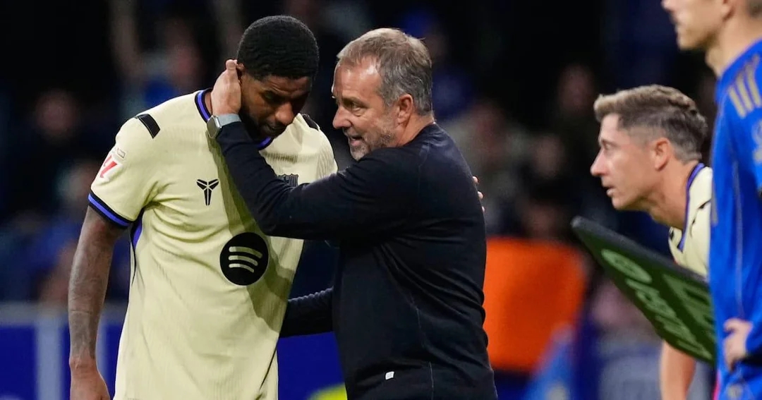 Hansi Flick Marcus Rashford