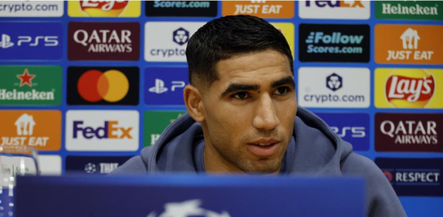Hakimi trong màu áo PSG
