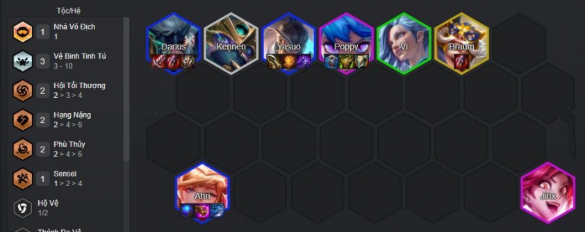 Hoàn thiện đội hình với Poppy, Jinx, Braum