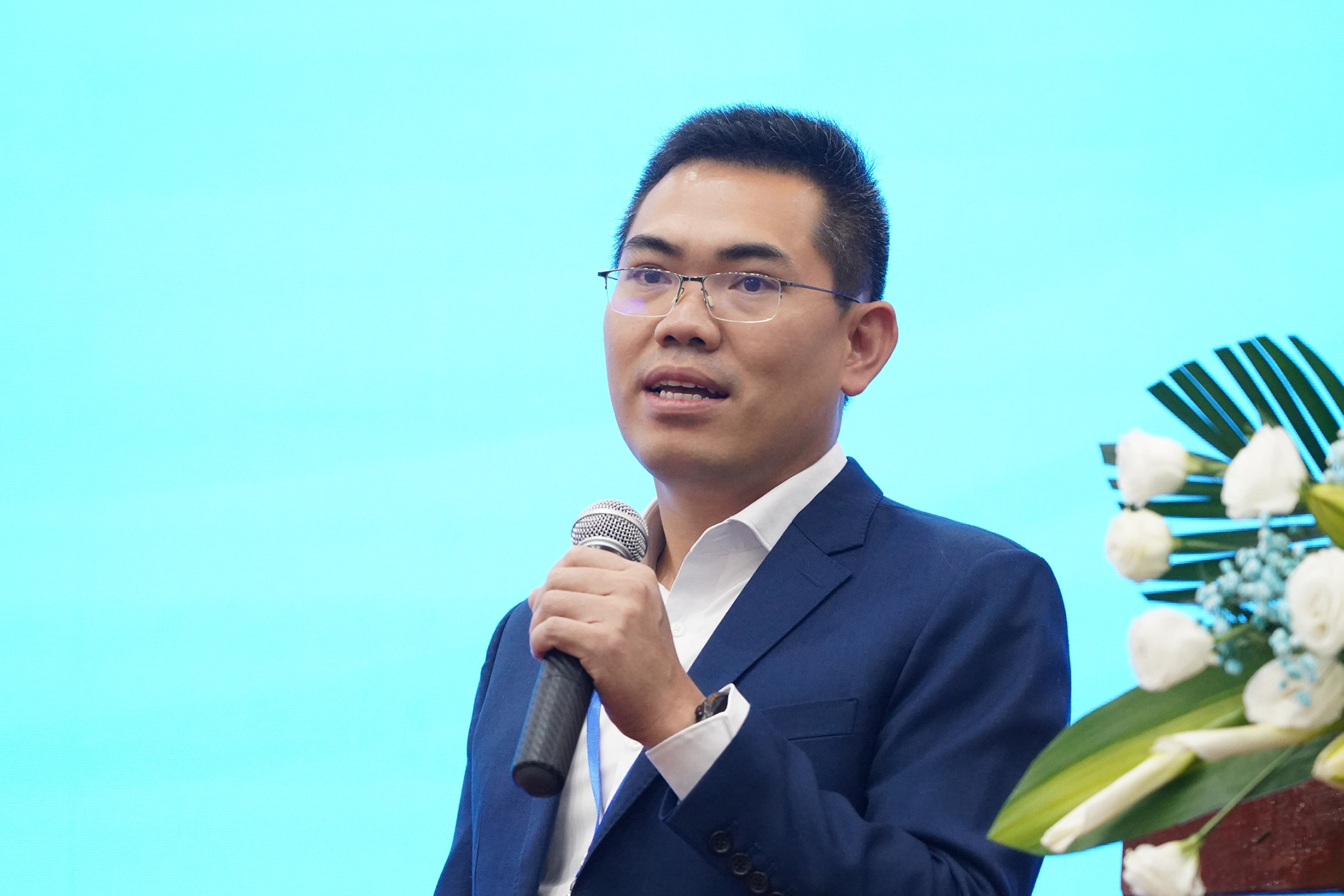 Ông Phạm Lê Chung trao đổi về mô hình Open Gateway trong ngành viễn thông