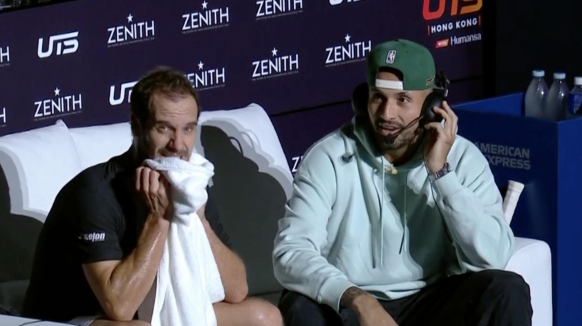 Kyrgios làm HLV cho Richard Gasquet tại UTS Hồng Kông