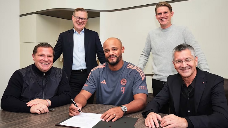 Bayern Munich ‘trói chân’ HLV Kompany đến năm 2029 - Ảnh 1