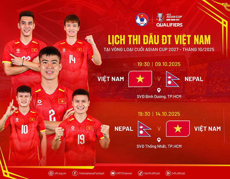 Vì sao Nepal đá trên sân Thống Nhất ở trận lượt về vòng loại Asian Cup 2027? - Ảnh 1 Vì sao Nepal đá trên sân Thống Nhất ở trận lượt về vòng loại Asian Cup 2027? - Ảnh 1