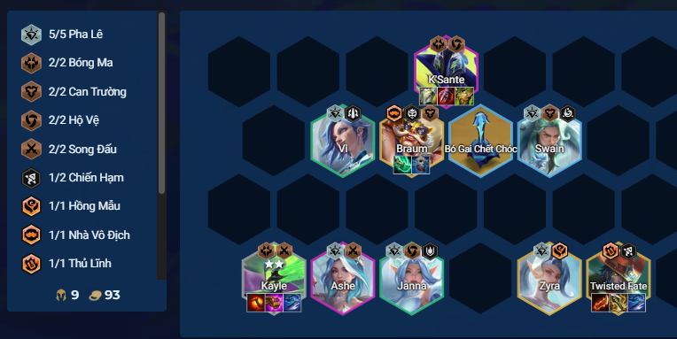 Cách chơi đội hình Kayle Pha Lê trên bàn cờ mùa 15