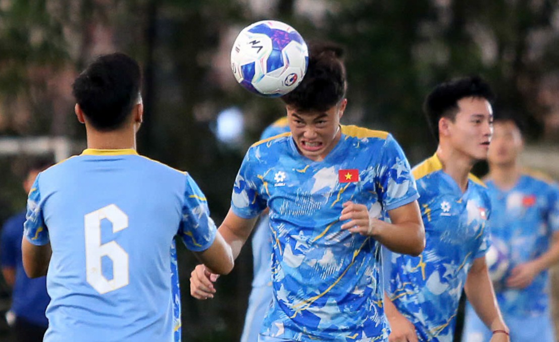 Screenshot trận đấu U23 Việt Nam