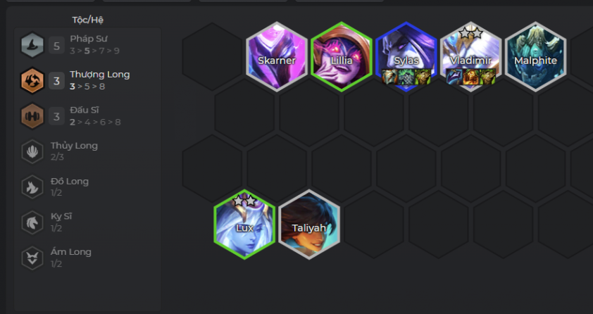 Giữa game đội hình Sohm Pháp Sư Cách chơi đội hình Sohm Pháp Sư DTCL Mùa 7.5