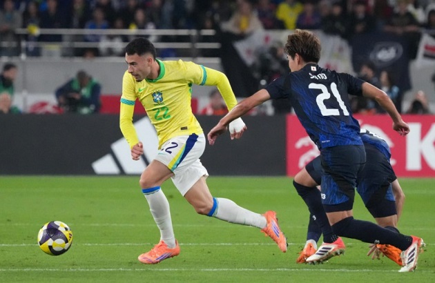 Martinelli thi đấu cho Brazil